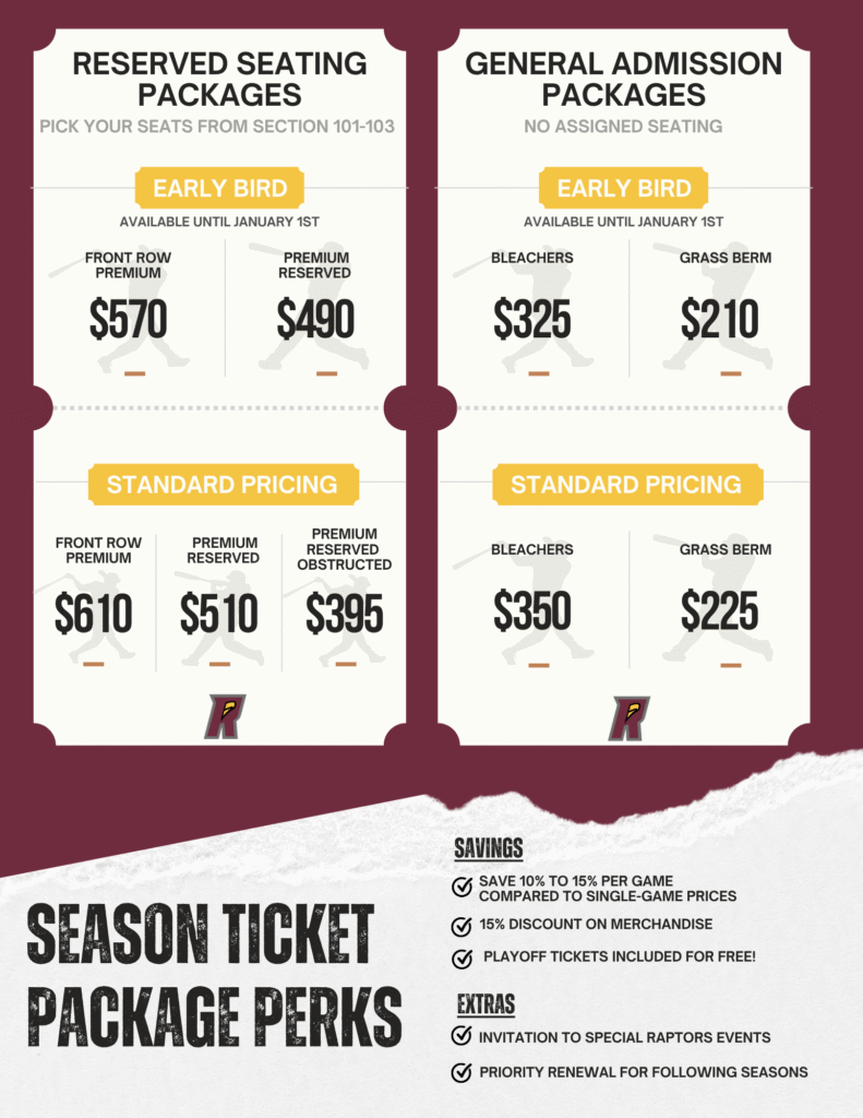 Season Tickets – Ridgefield Raptors