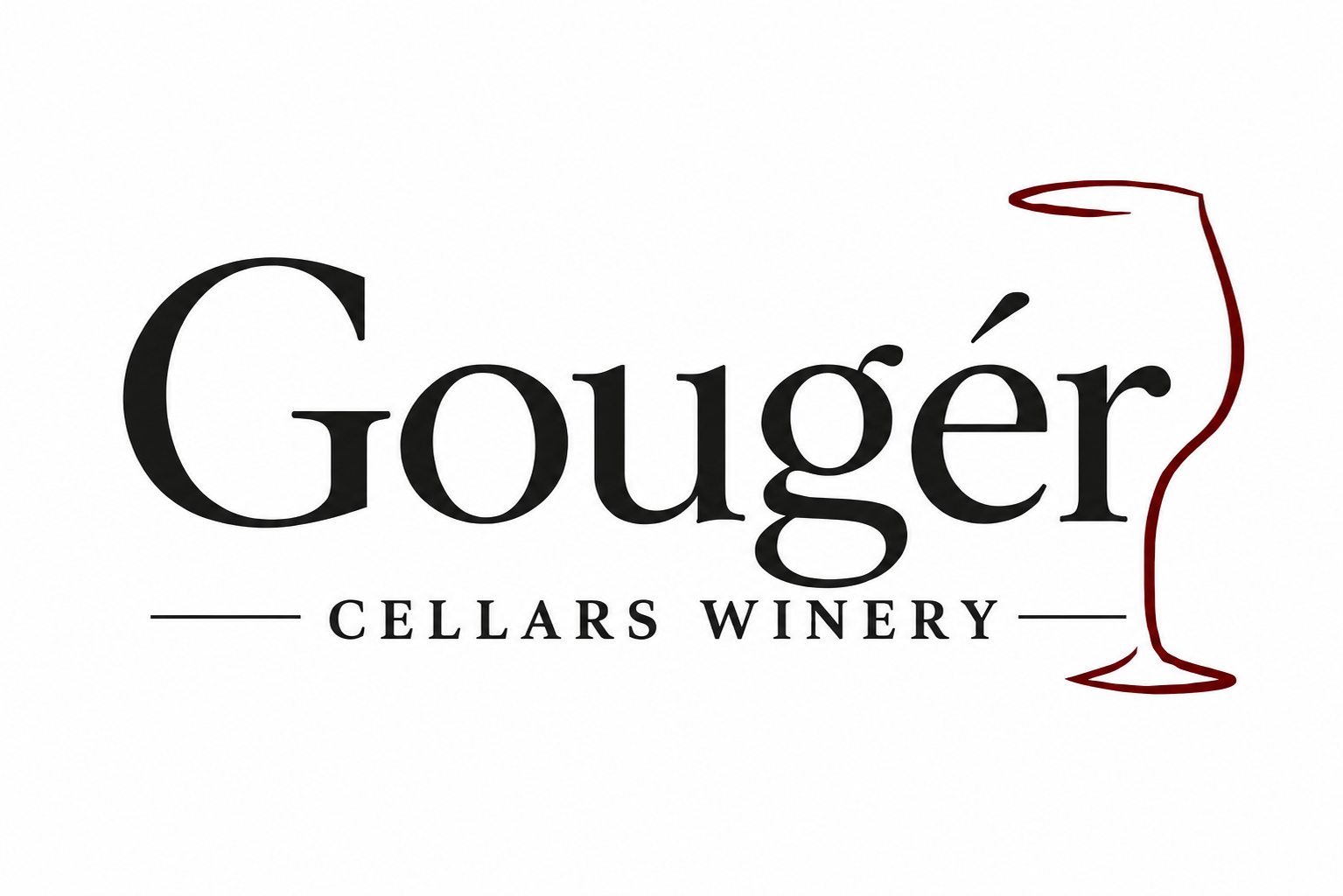 Gouger logo white background
